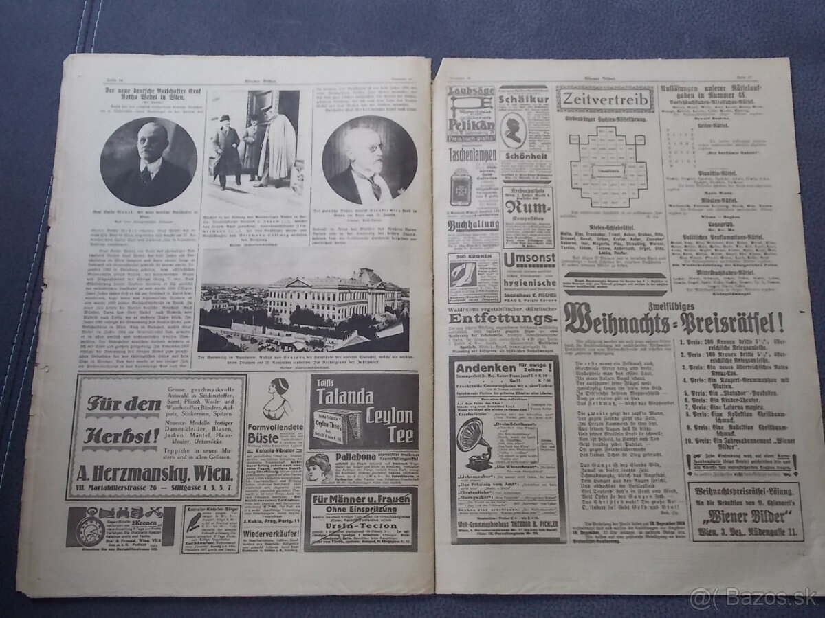 original noviny 3. december 1916 - 5