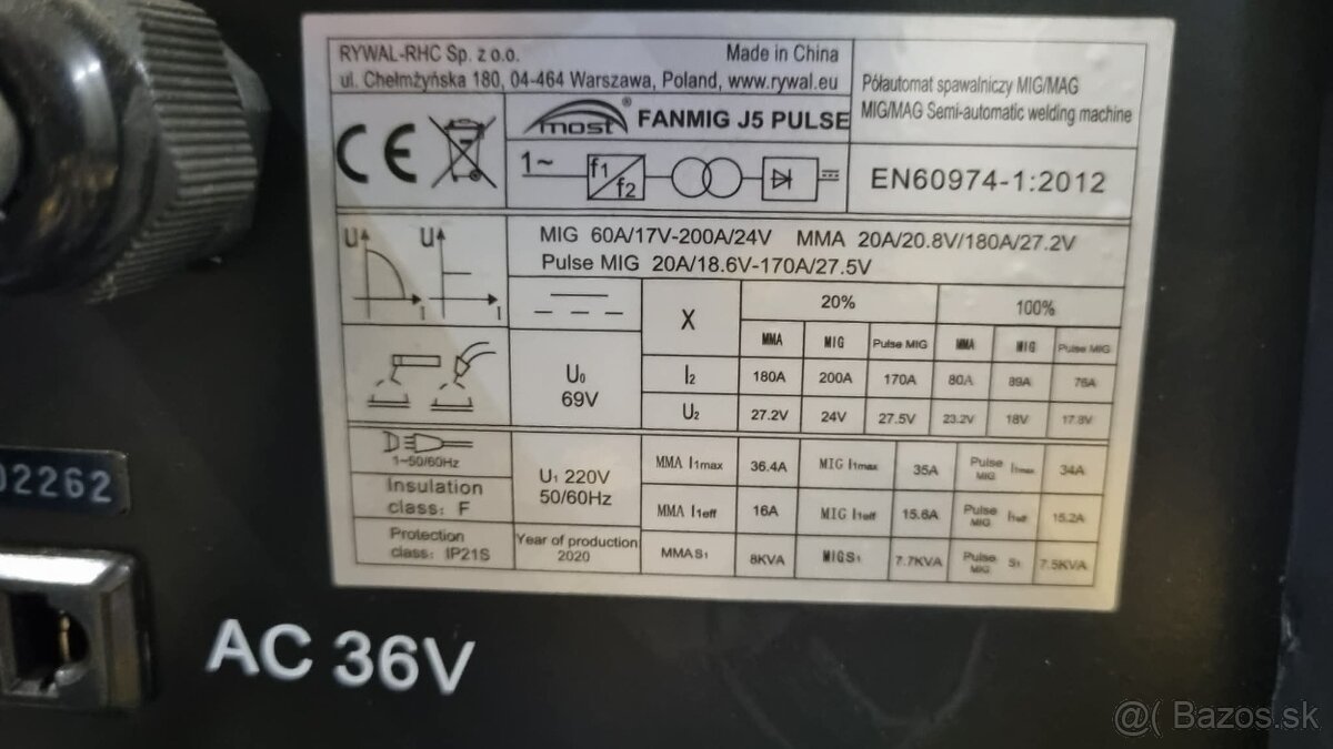 Zvárací invertor Fanmig J5 Pulse MOST - 5