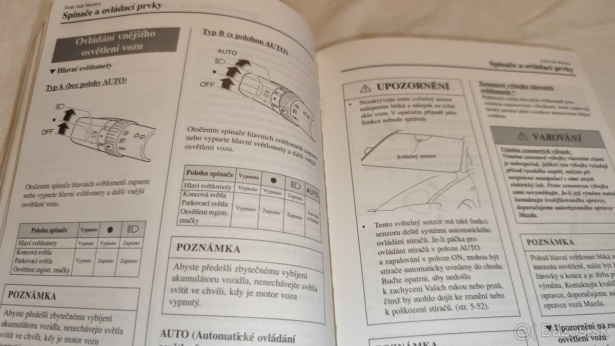 MAZDA 5 - návod k obsluze - uživatelská příručka - 5