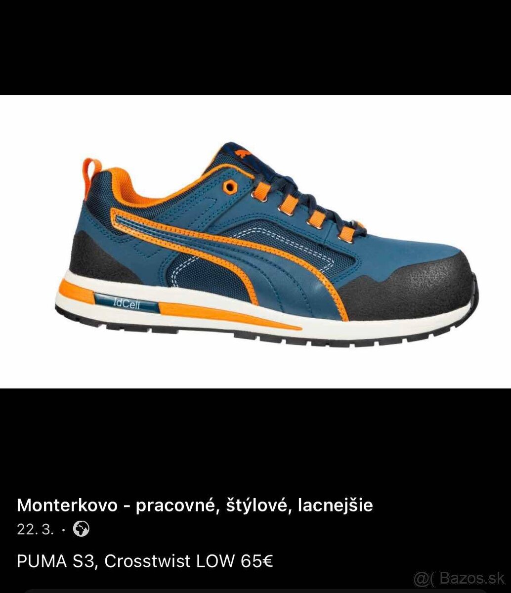 Pracovné topánky PUMA S3, AIRTWIST LOW antistatické (ESD) - 5