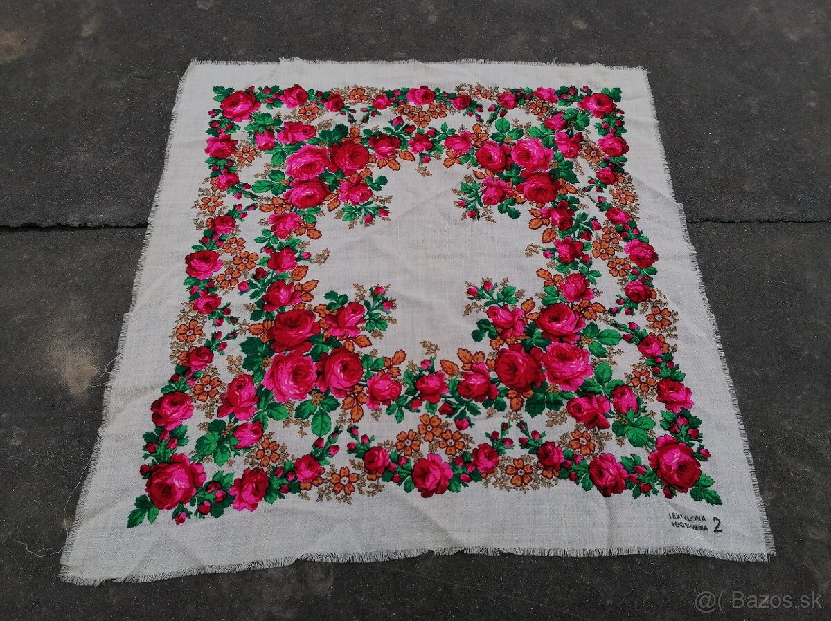 Predám starodávne kašmírové šatky - 5