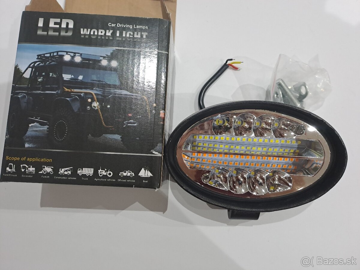 Led pracovne svetlo 144W - ovalne - 5