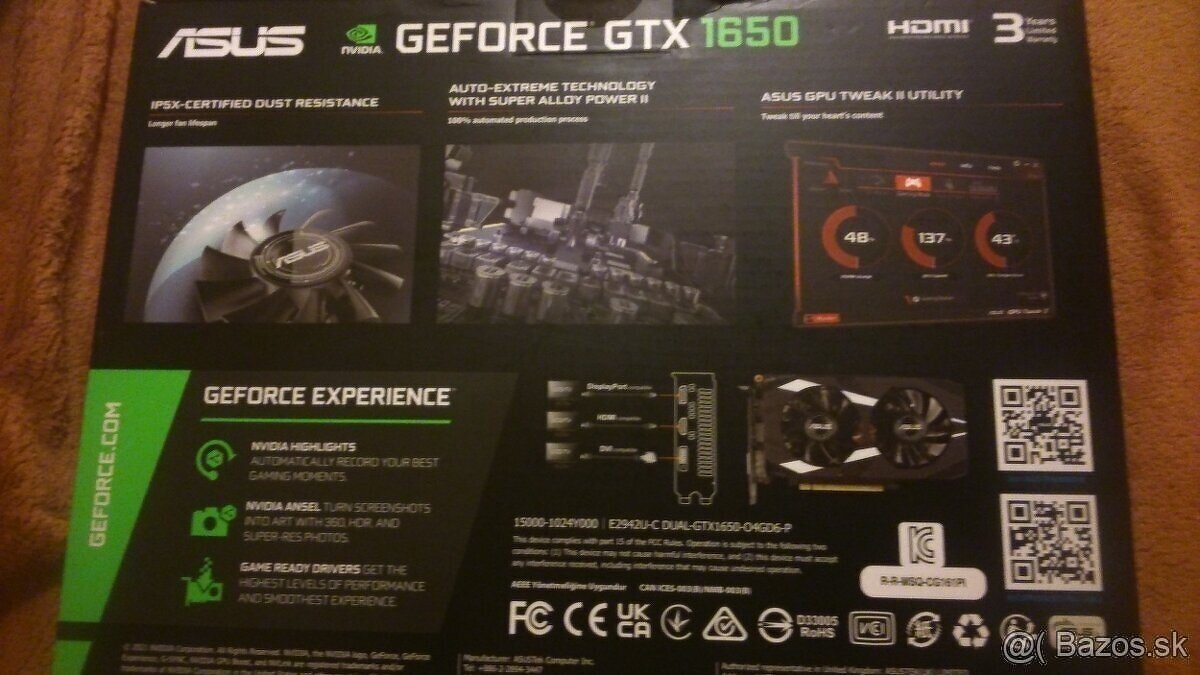 ASUS Dual GeForce GTX 1650 4GB OC - 5