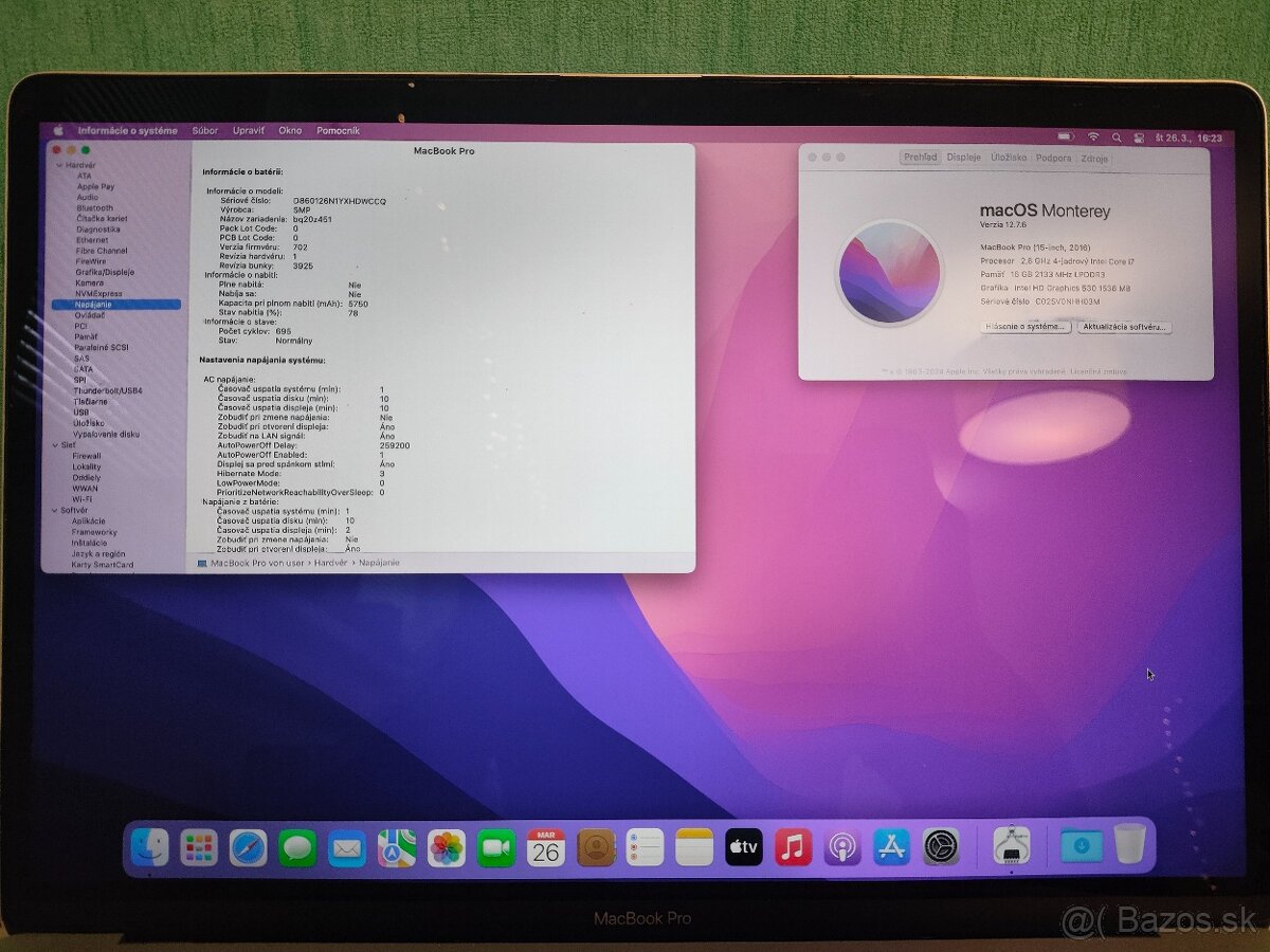 MacBook Pro 15 2016 | i7 • 16GB • 256GB SSD - 5