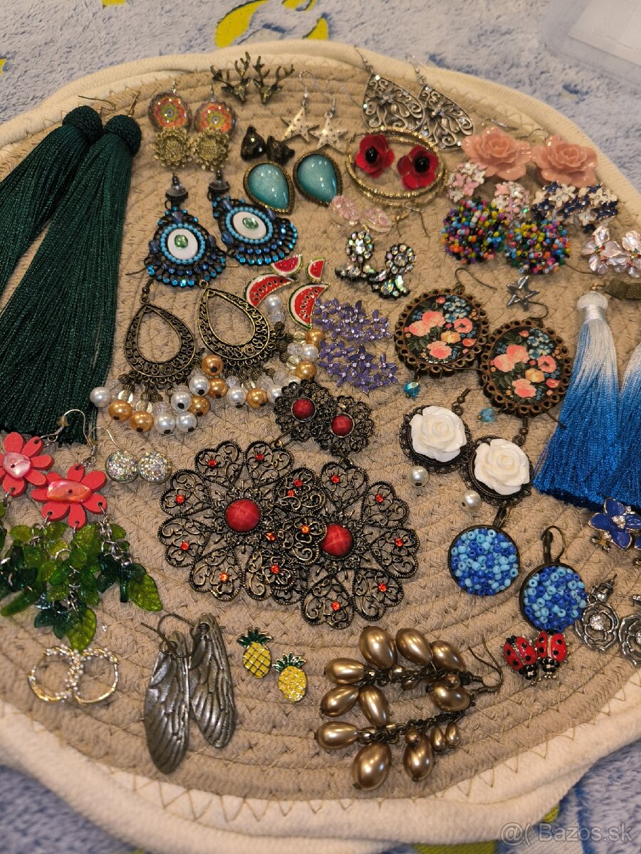 Bižutéria,náušnice,náhrdelníky,brošne,prstene,prívesky - 5