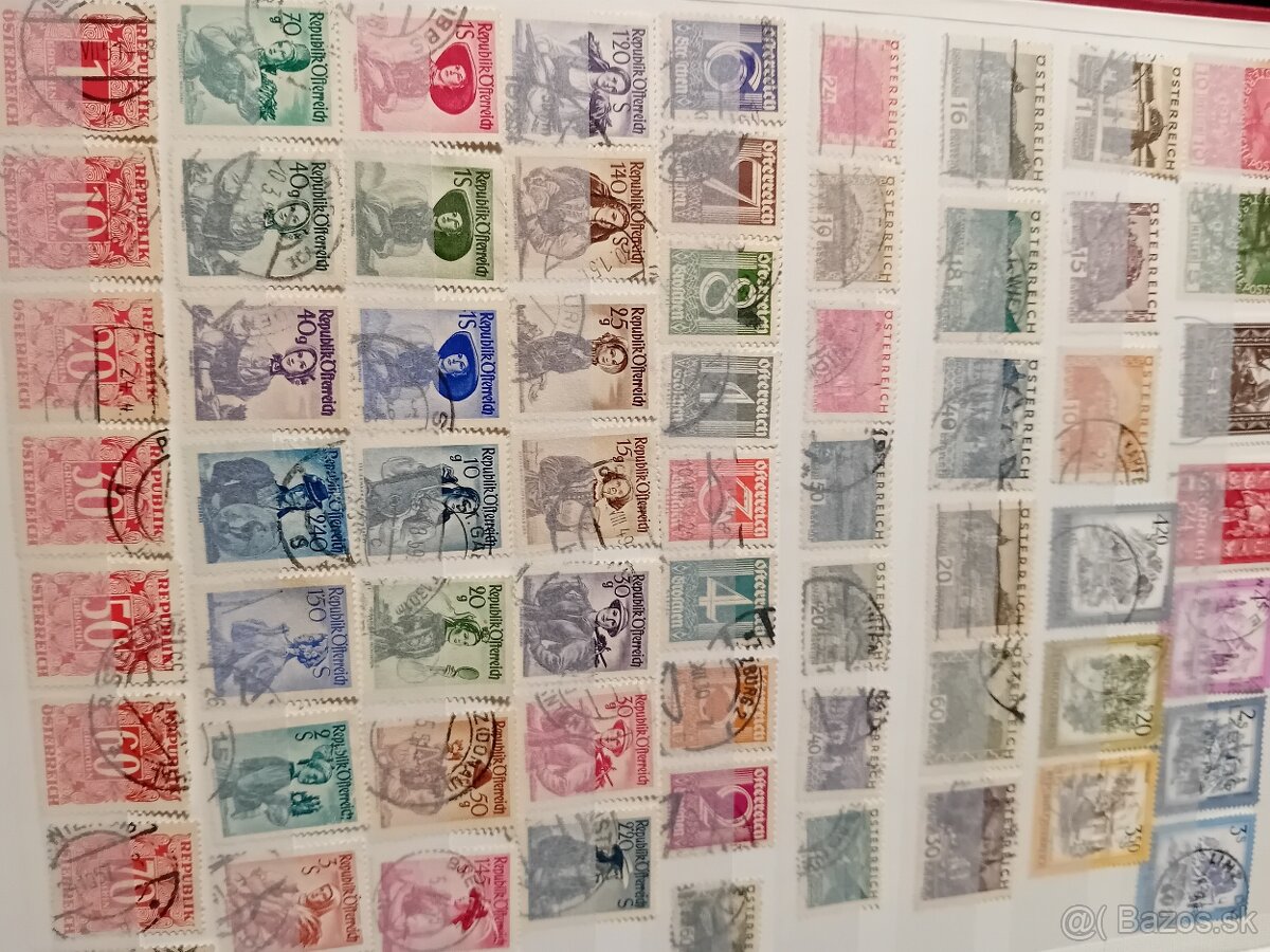 Známky Rakúsko v albume - 5