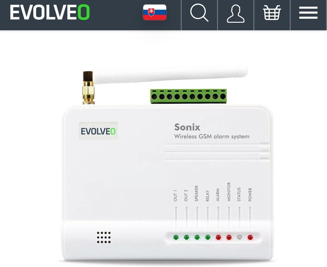 ELOLVEO SONIX domový GSM alarm set ......................... - 5