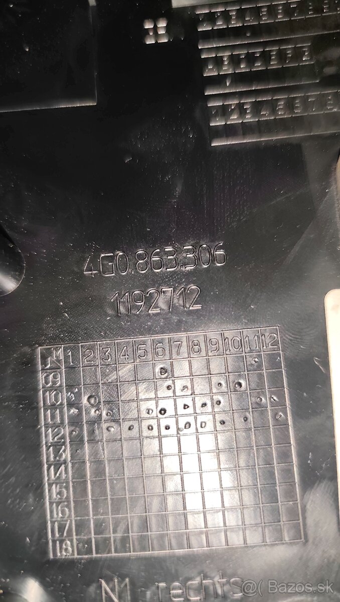 Krytky tunela Audi A6 C7 - 5