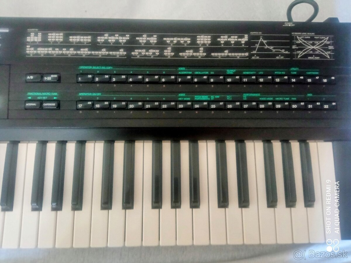 Predám Yamaha dx7 II d + karta - 5