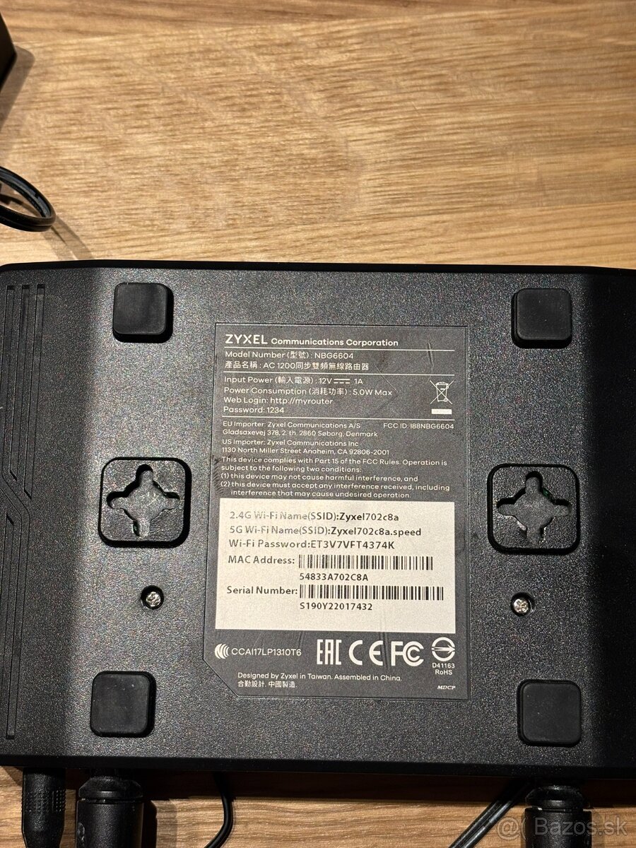 Router Zyxel NBG6604 - 5