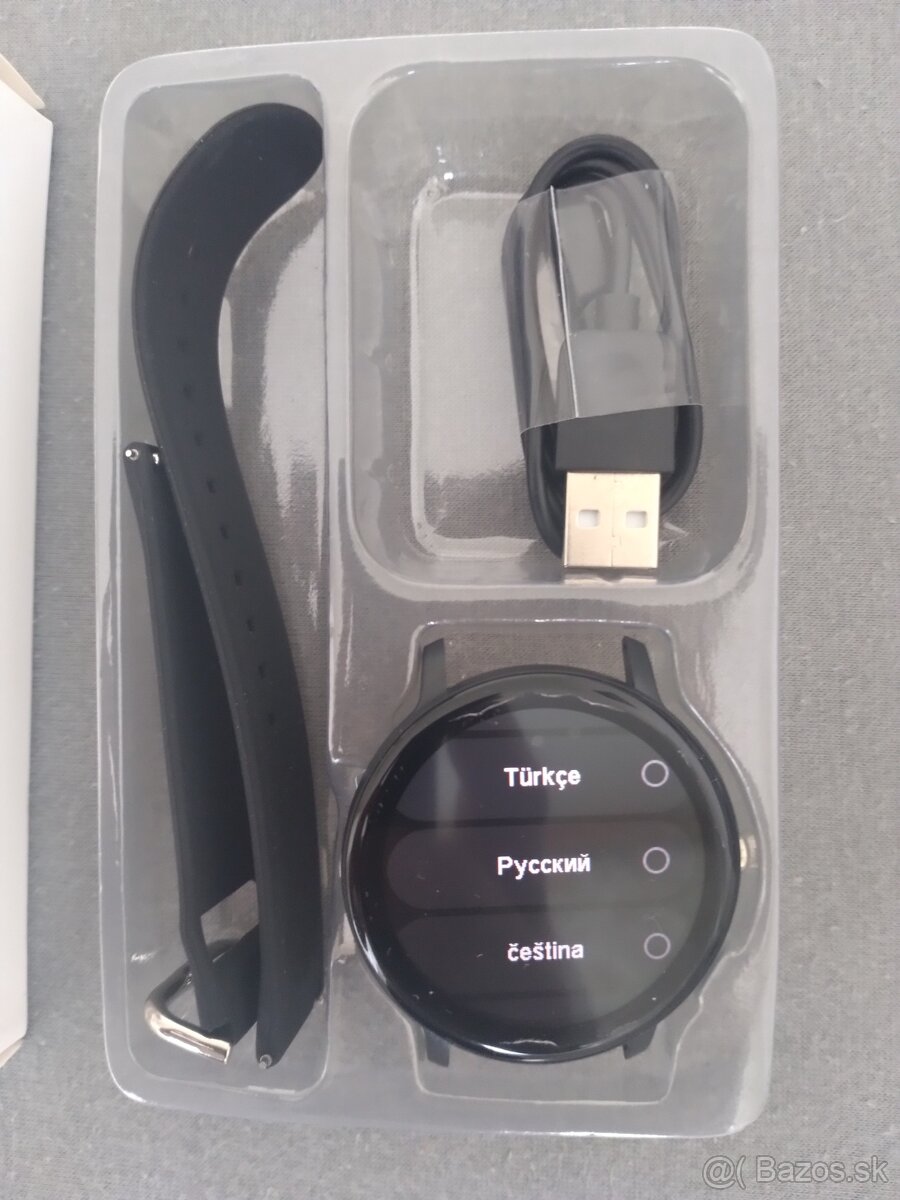 Smart hodinky, možnosť volania, čierne - 5