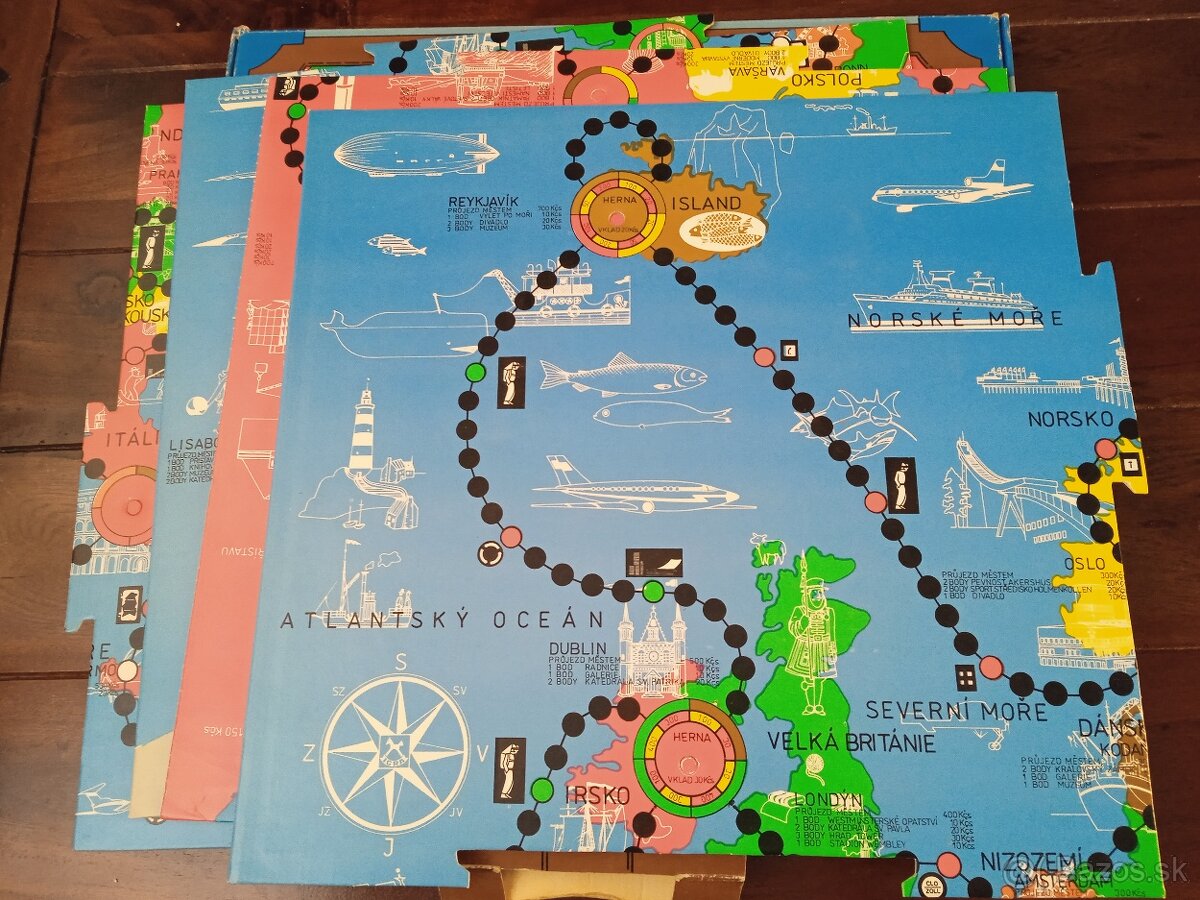 Retro hra Cestujeme po Evropě (IGRA) - 5