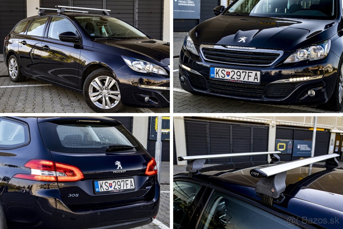 Peugeot 308 SW 1,6 HDi 88kW (navigácia, tempomat, nová STK) - 5