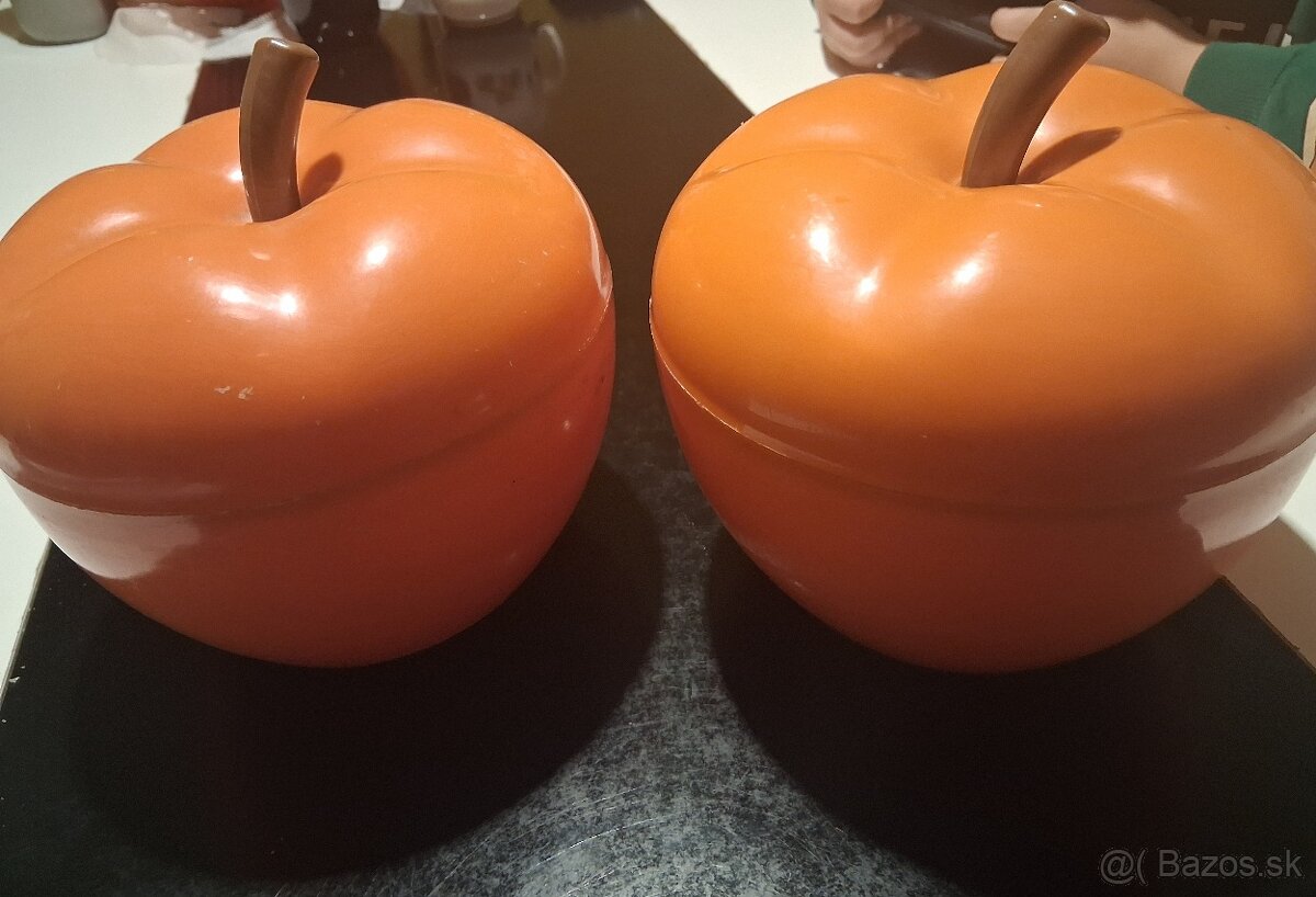 Retro plastové jablčka - 5