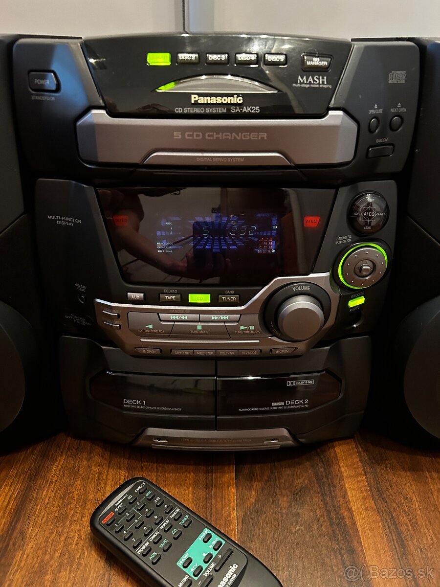 Predám hi-fi vežu PANASONIC SA-AK25 - 5