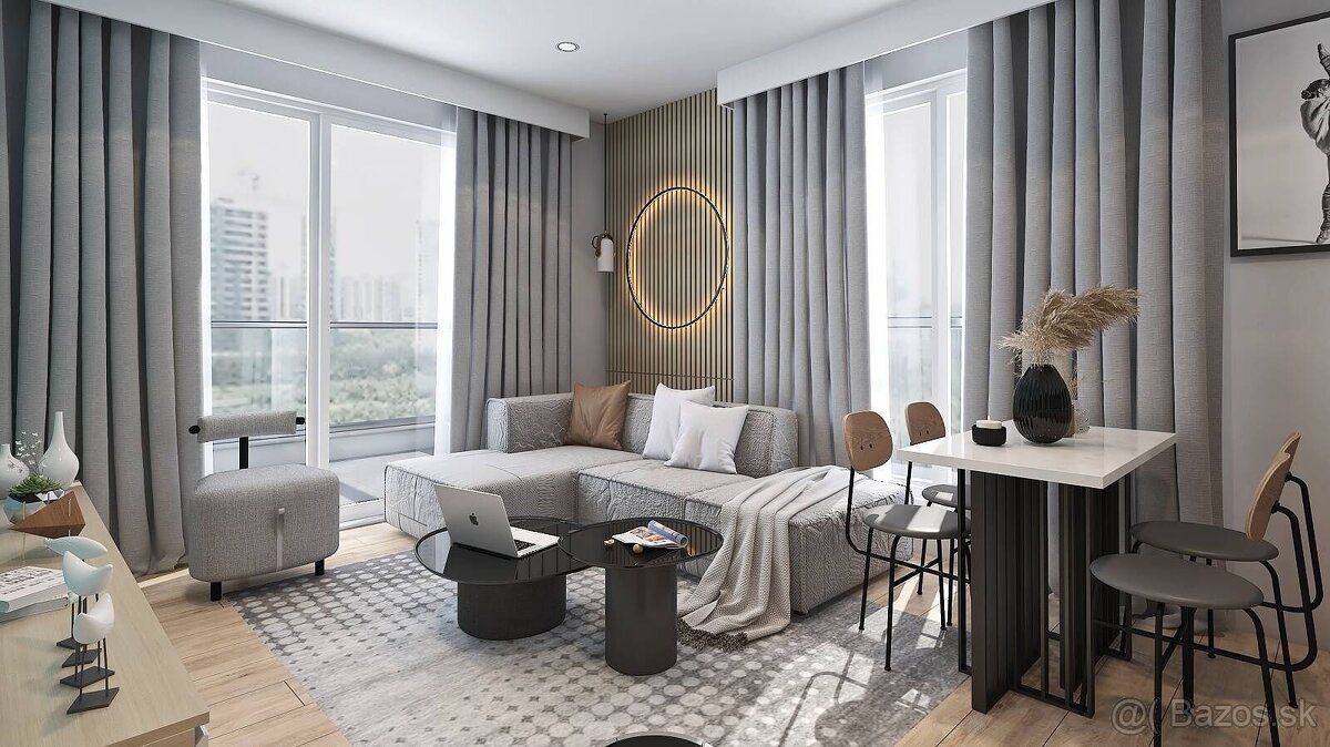 2-izbový byt blízko letiska s otvorenou kuchyňou v komplexe - 5