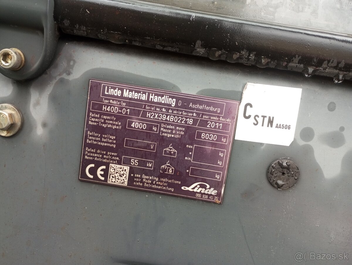 Vysokozdvizny vozik Linde H40D - 5