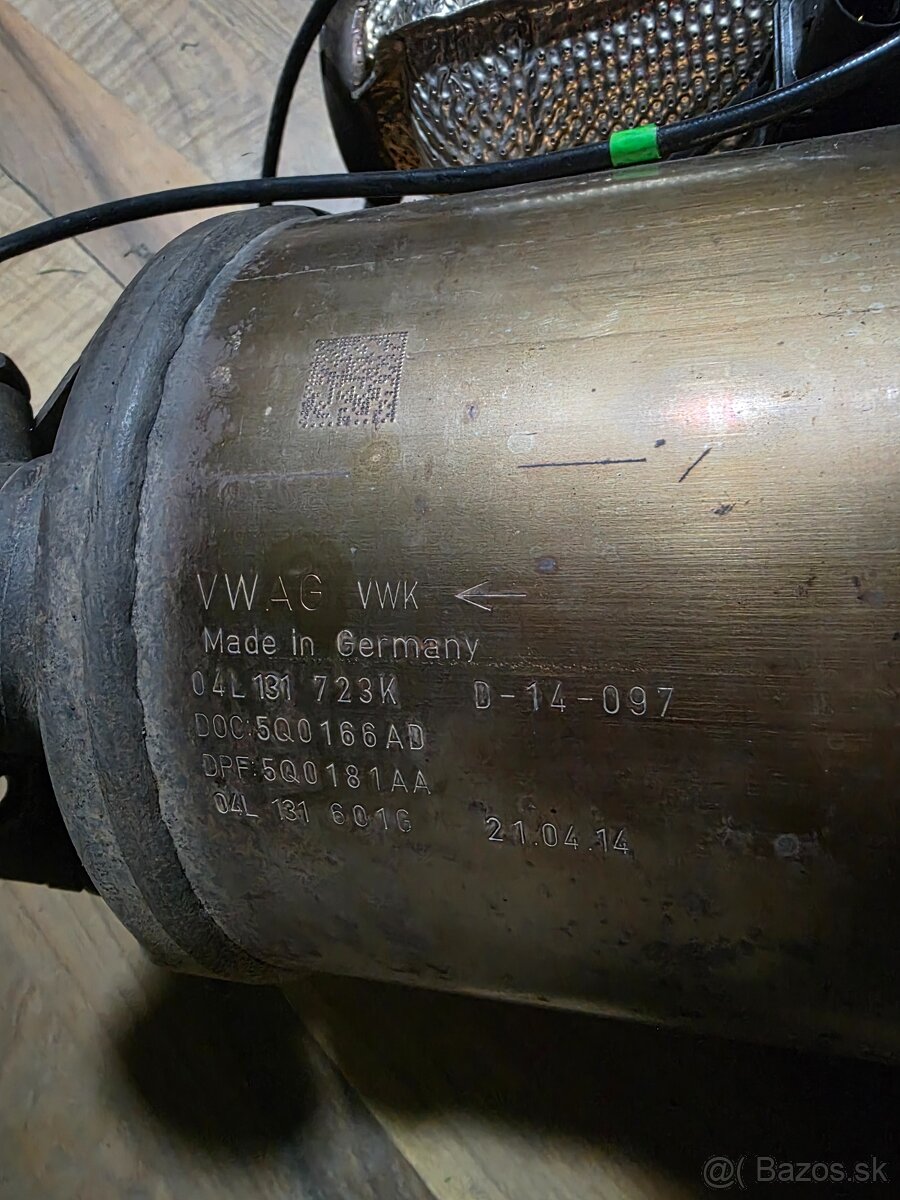 DPF filter pre 2.0l TDI - 5