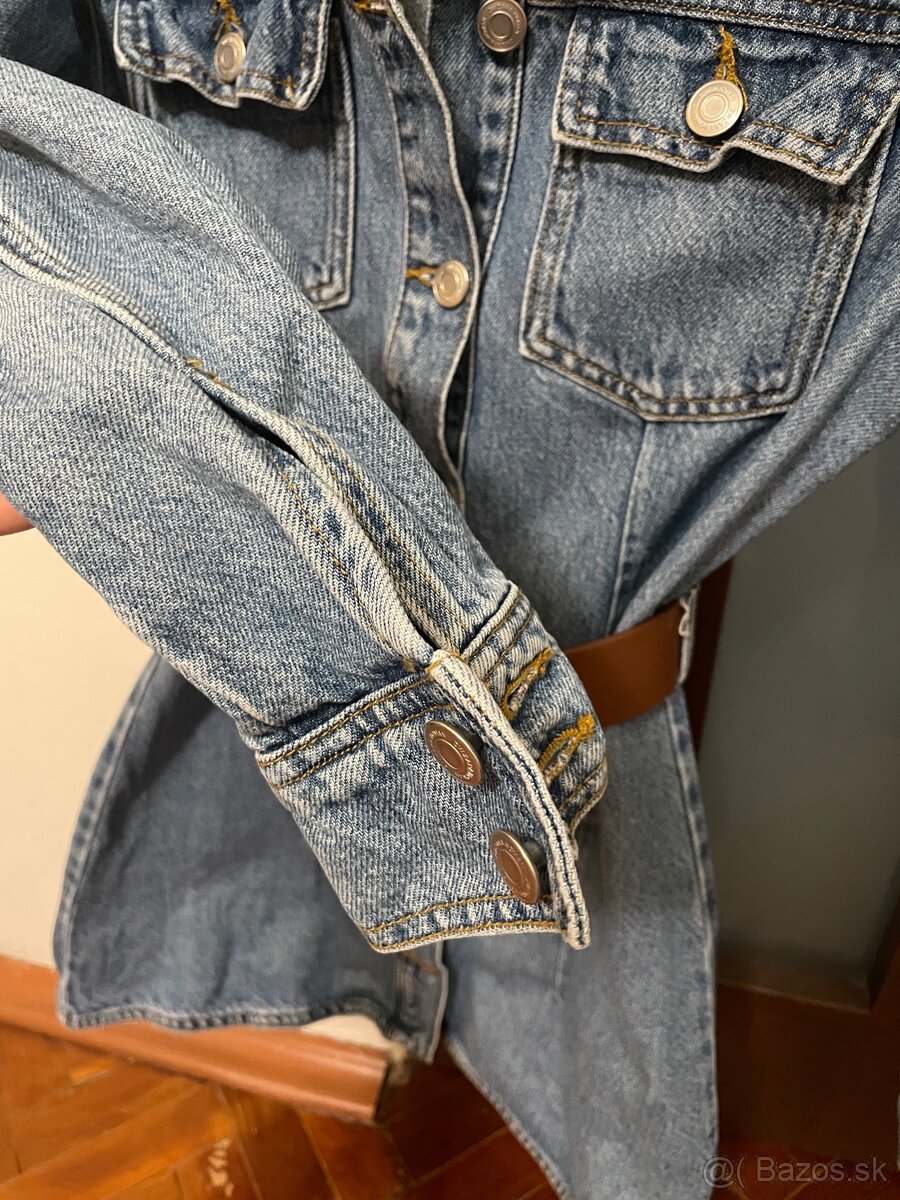 ZARA riflove šaty - 5