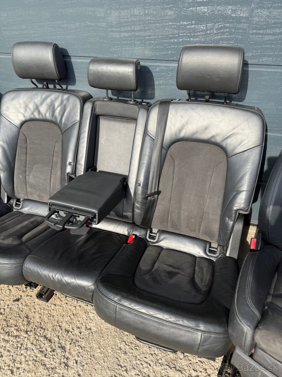 Predám polokožené sedadla Audi q7 s-line 4L . Vyhrievané - 5