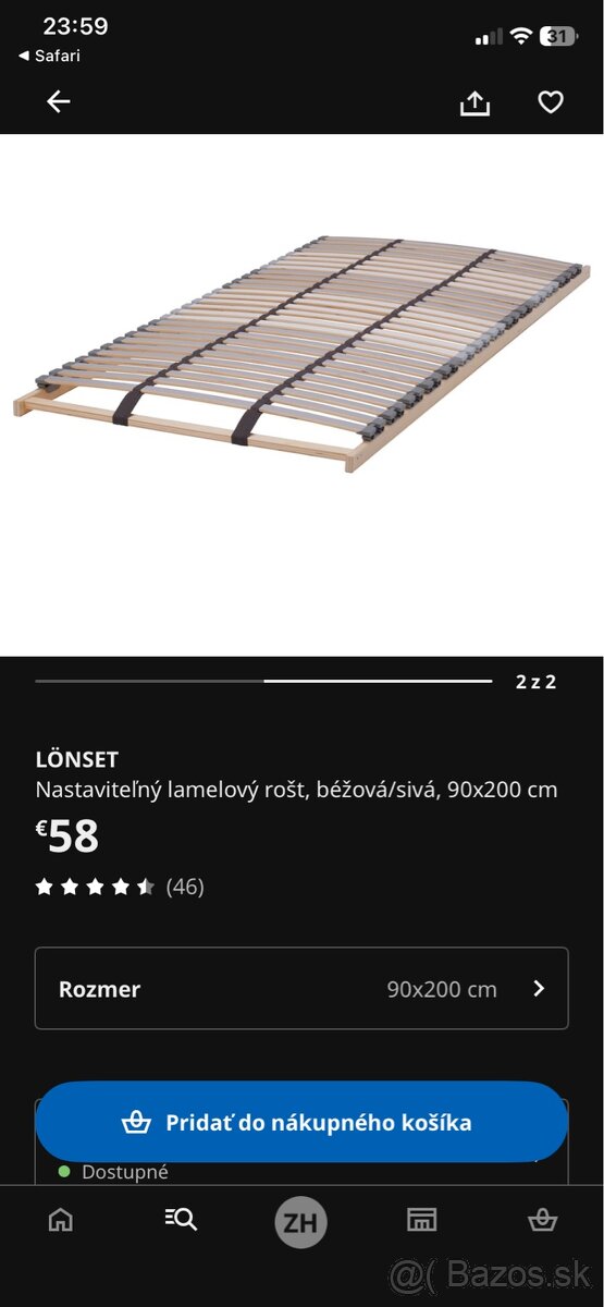 Ikea Malm posteľ 180x200 - 5