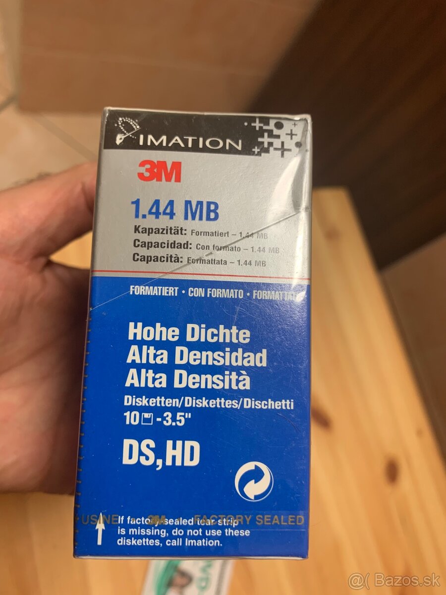 Predám ešte zabalené diskety-IMATION-vintage zbierkové kusy - 5