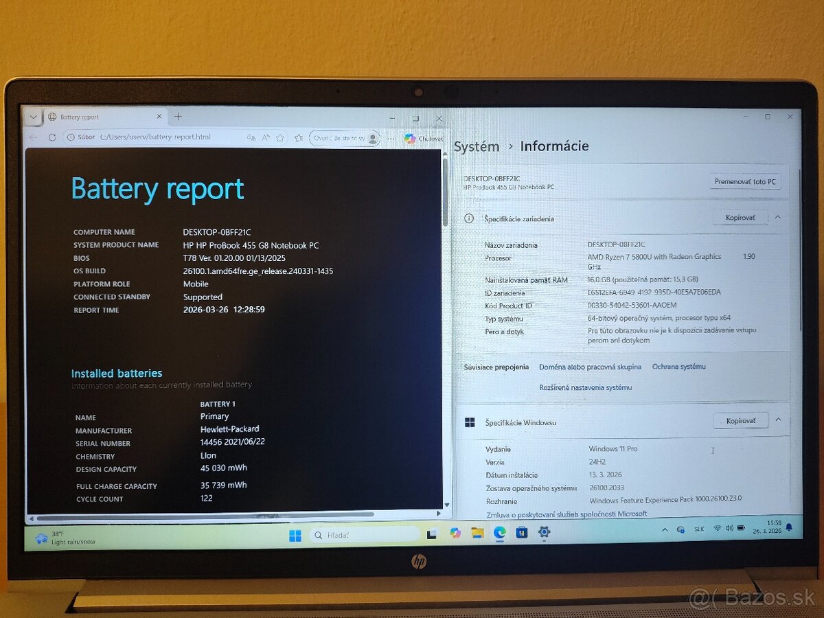 HP ProBook 455 G8 | R7 • 16GB • 512GB SSD - 5