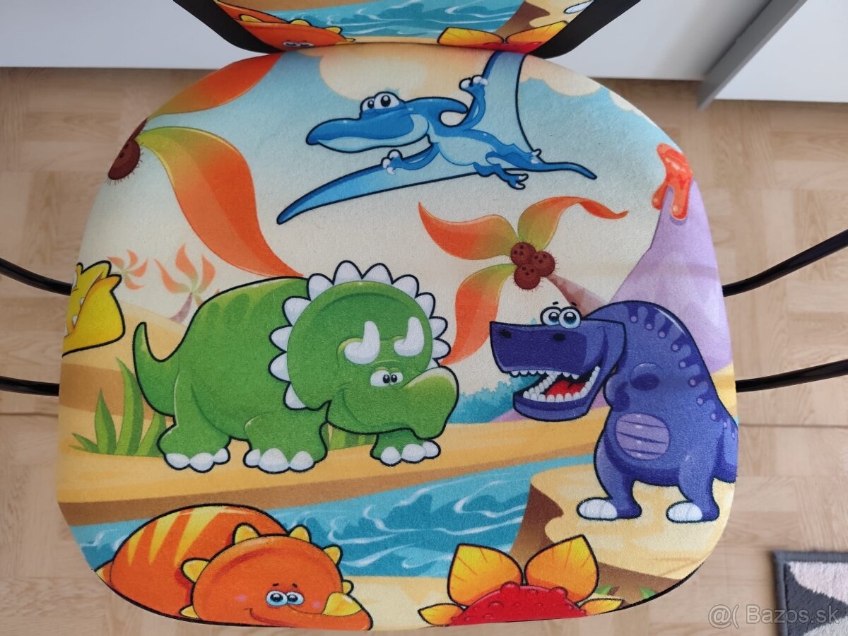 Detská otočná stolička Dino - 5