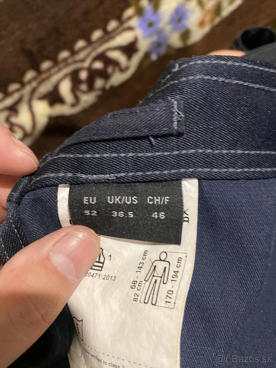 Pracovne nohavice , monterky Mascot vel. 52 - 5