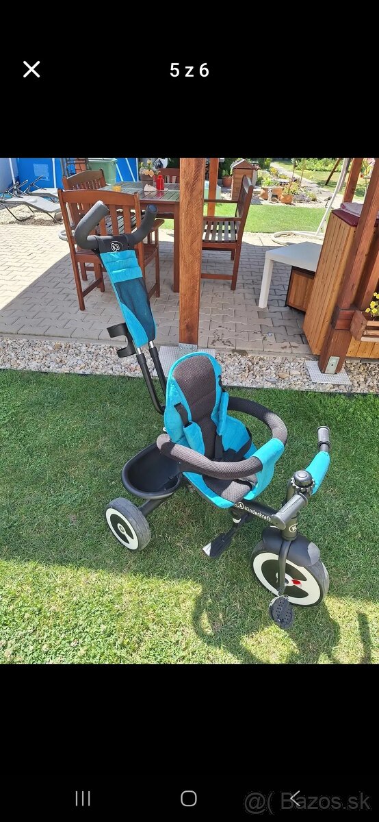 Trojkolka Kinderkraft modrá - 5