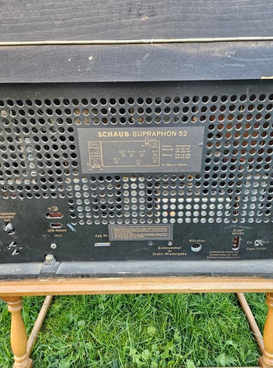 Radio schaub-supraphon 52 - 5