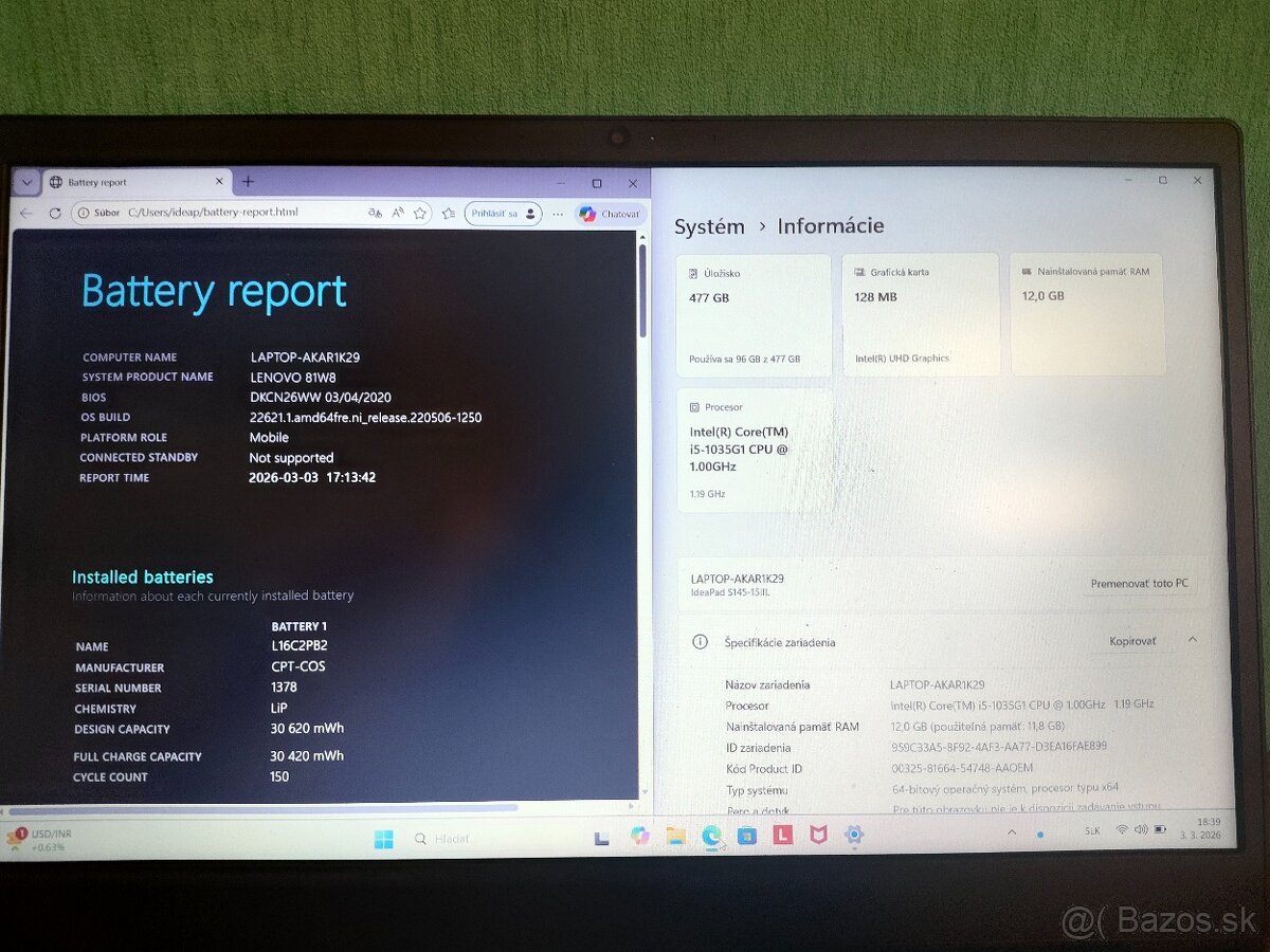 IdeaPad S145 – i5 10.gen / 12GB / 512GB - 5