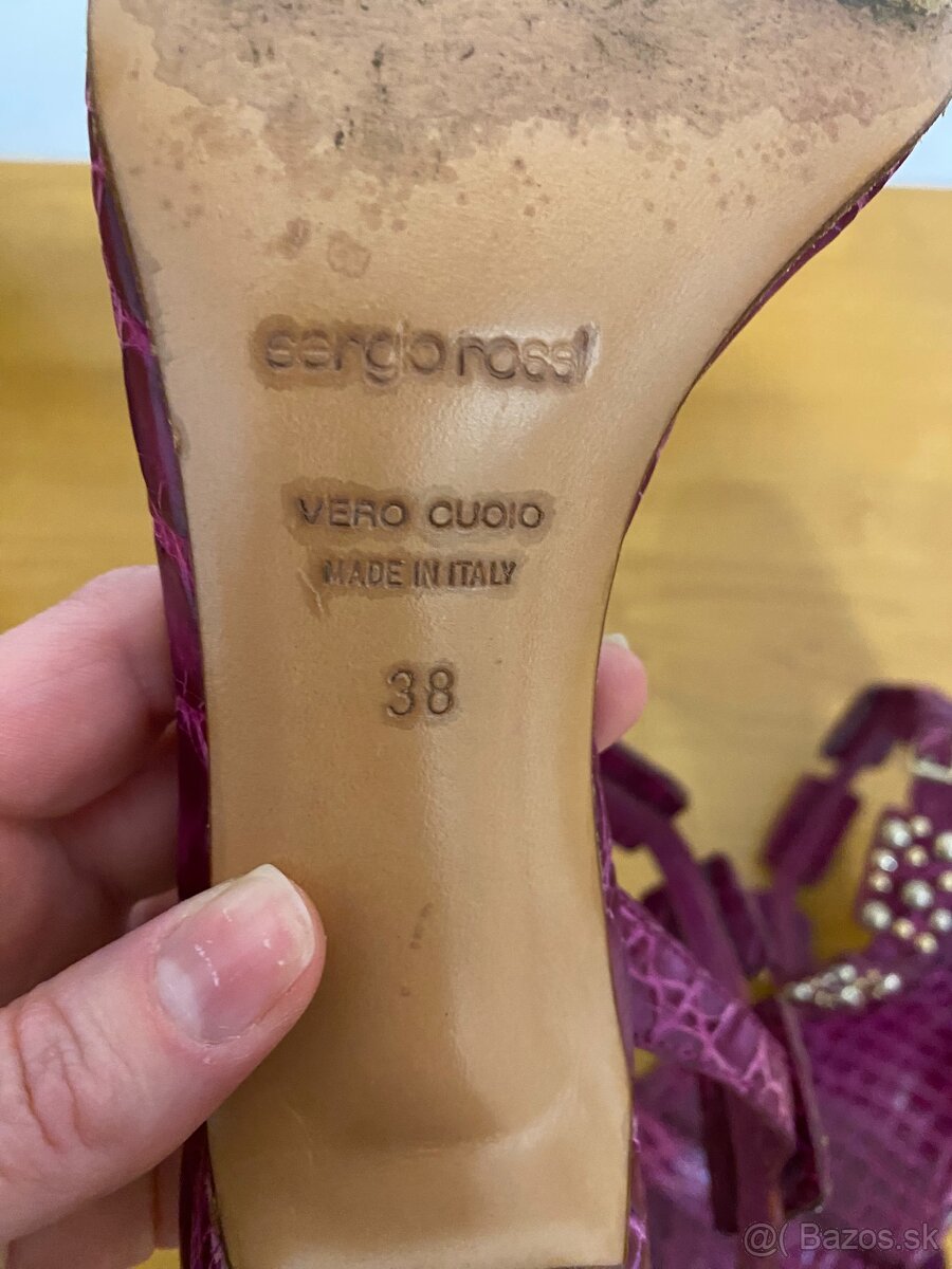 Predám dámske letné kožené sandále. - 5