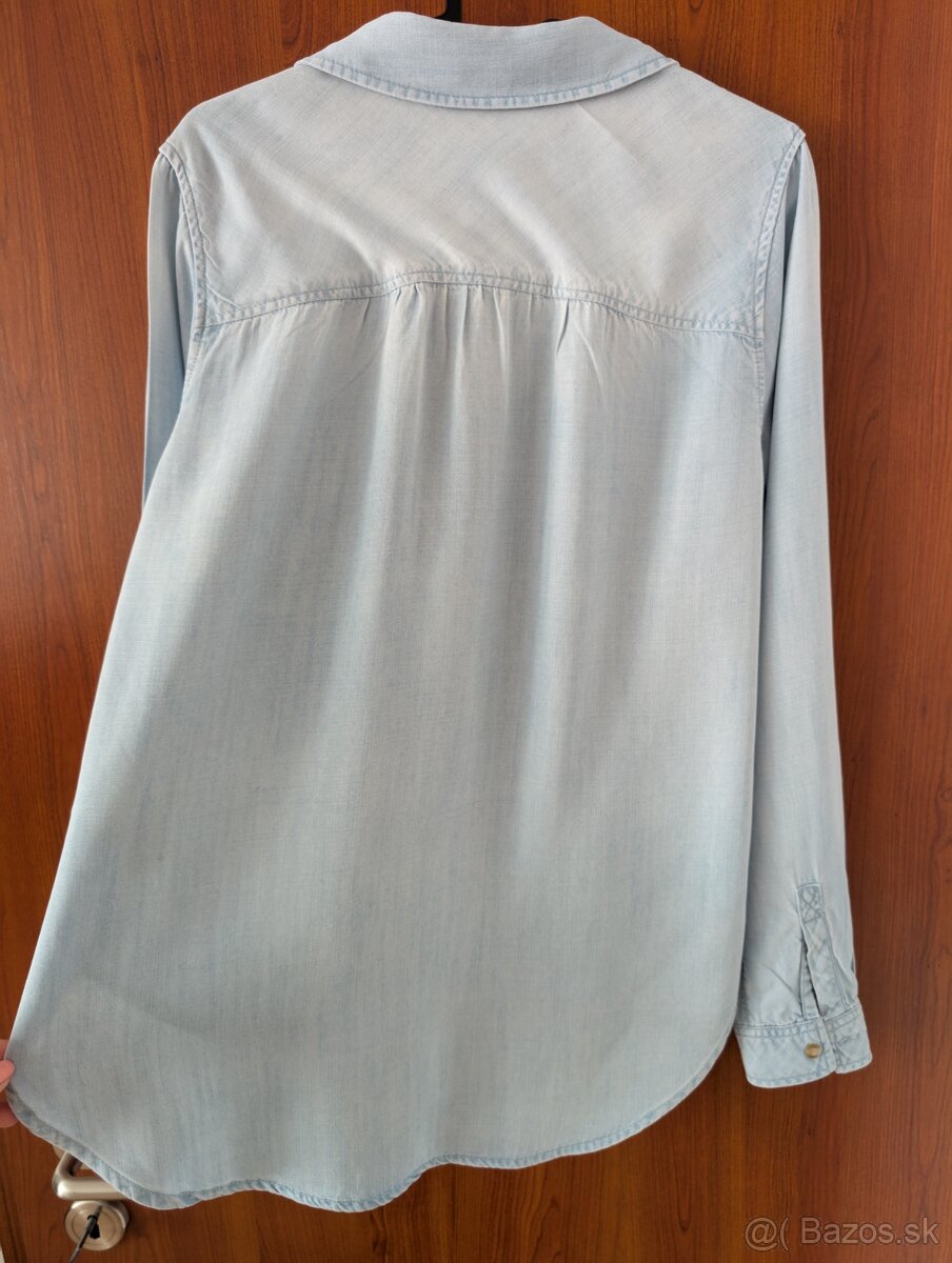 ONLY rifľová (jeans)košeľa - 5