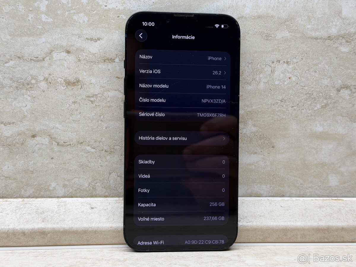 iPhone 14 256gb Black, batéria 100% - 5