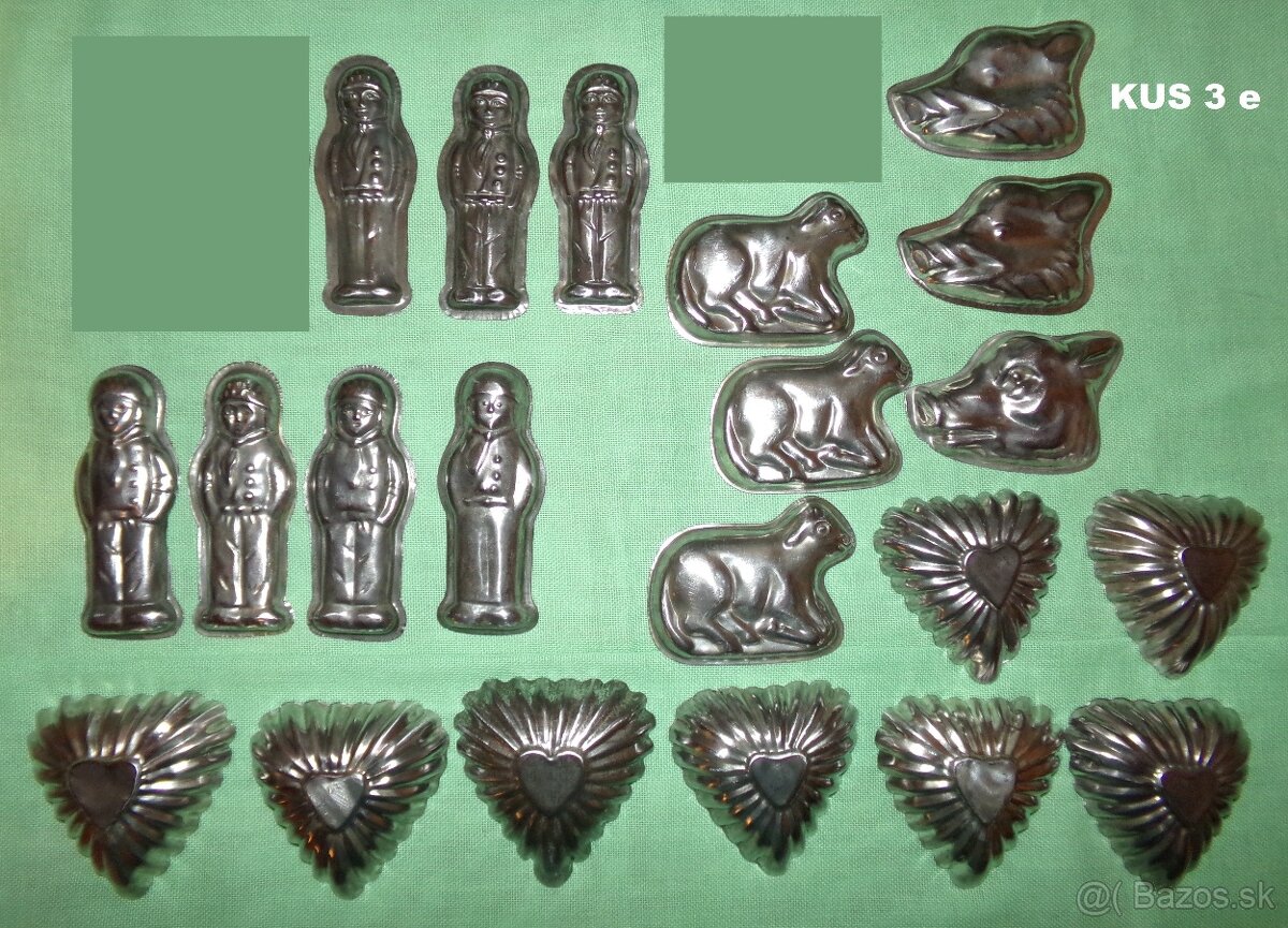 FORMIČKY A VYKRAJOVAČKY, DOBOVÉ na pečenie, pre zberateľov - 5