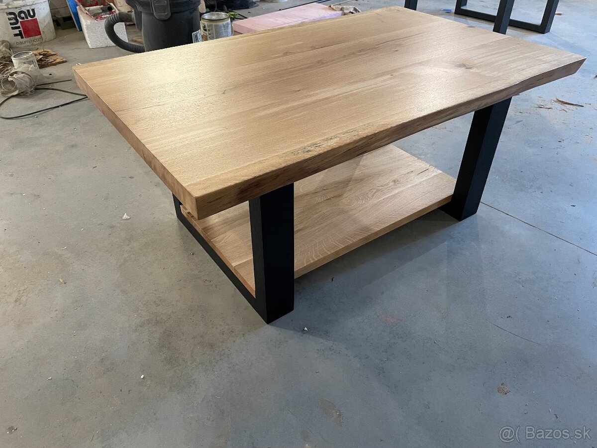 Masívny konferenčný dubový stôl - 5