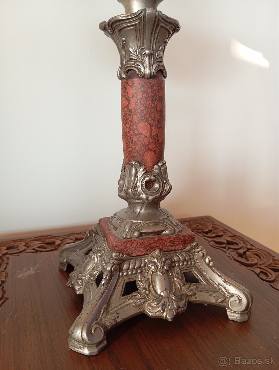 ✨Nádherná starožitná petrolejka 64 cm✨ - 5