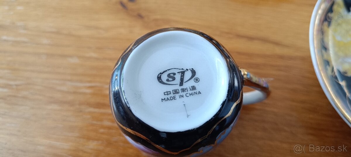 Starsia cajova cinska suprava, 6 calok + podsalky - 5