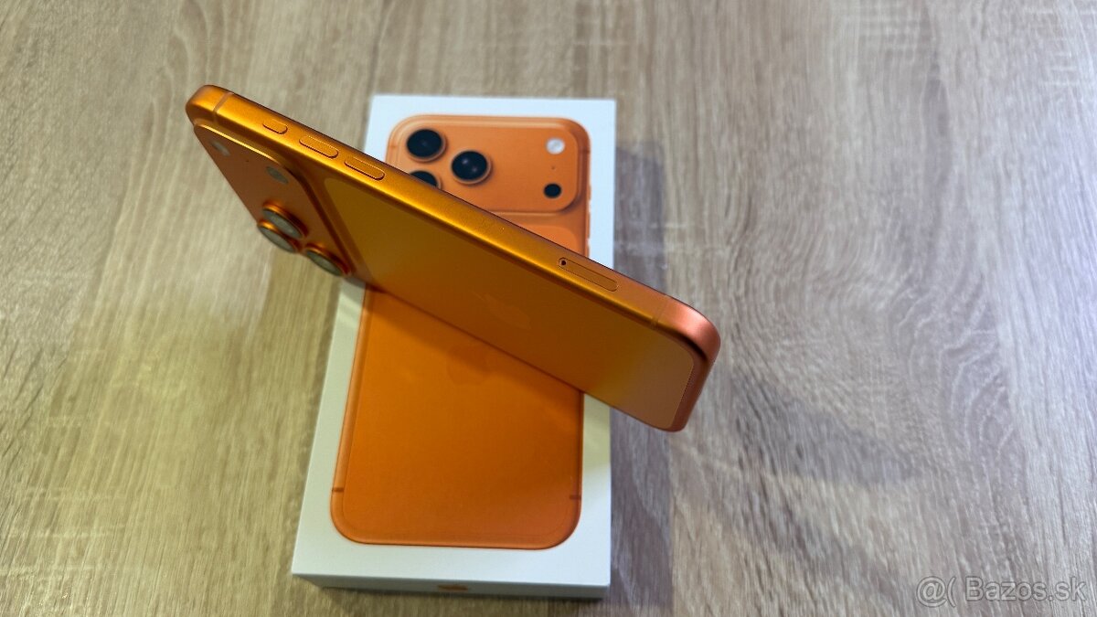 Vymenim novy iPhone 17 Pro Max 256gb Orange + sklo + obal - 5