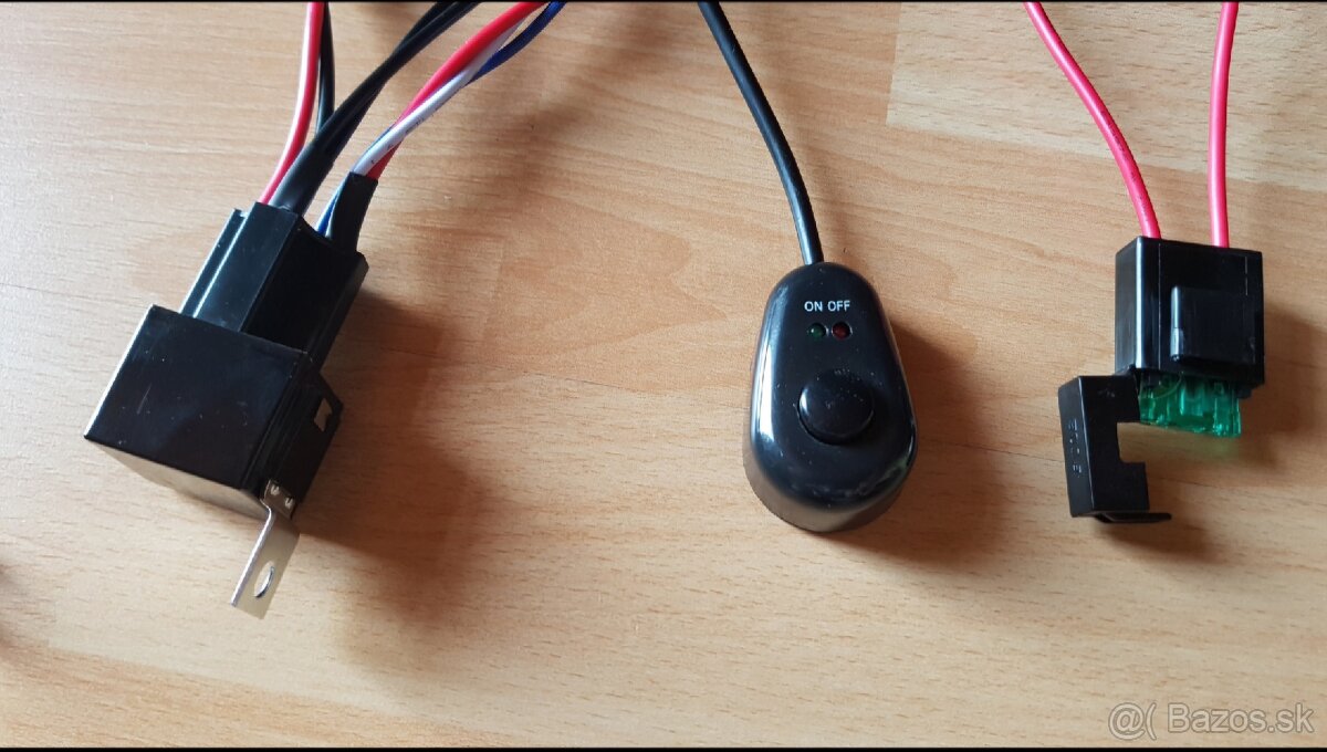 Kabeláž na led rampy - svetla
