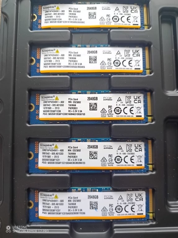 Kingston 2TB, 1TB, 512GB - rýchlosť 7 000 MB/s - 5