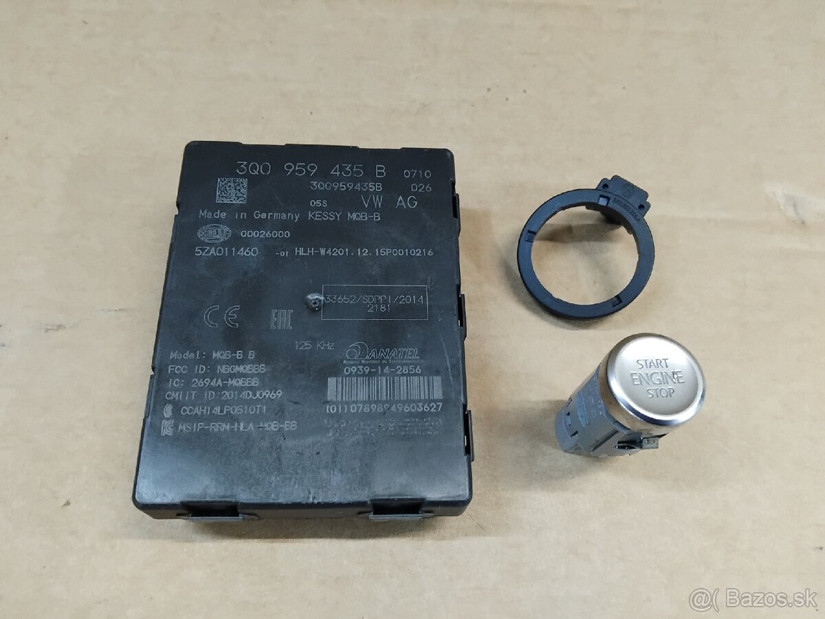 systém KESSY - VW Passat B8 - 5