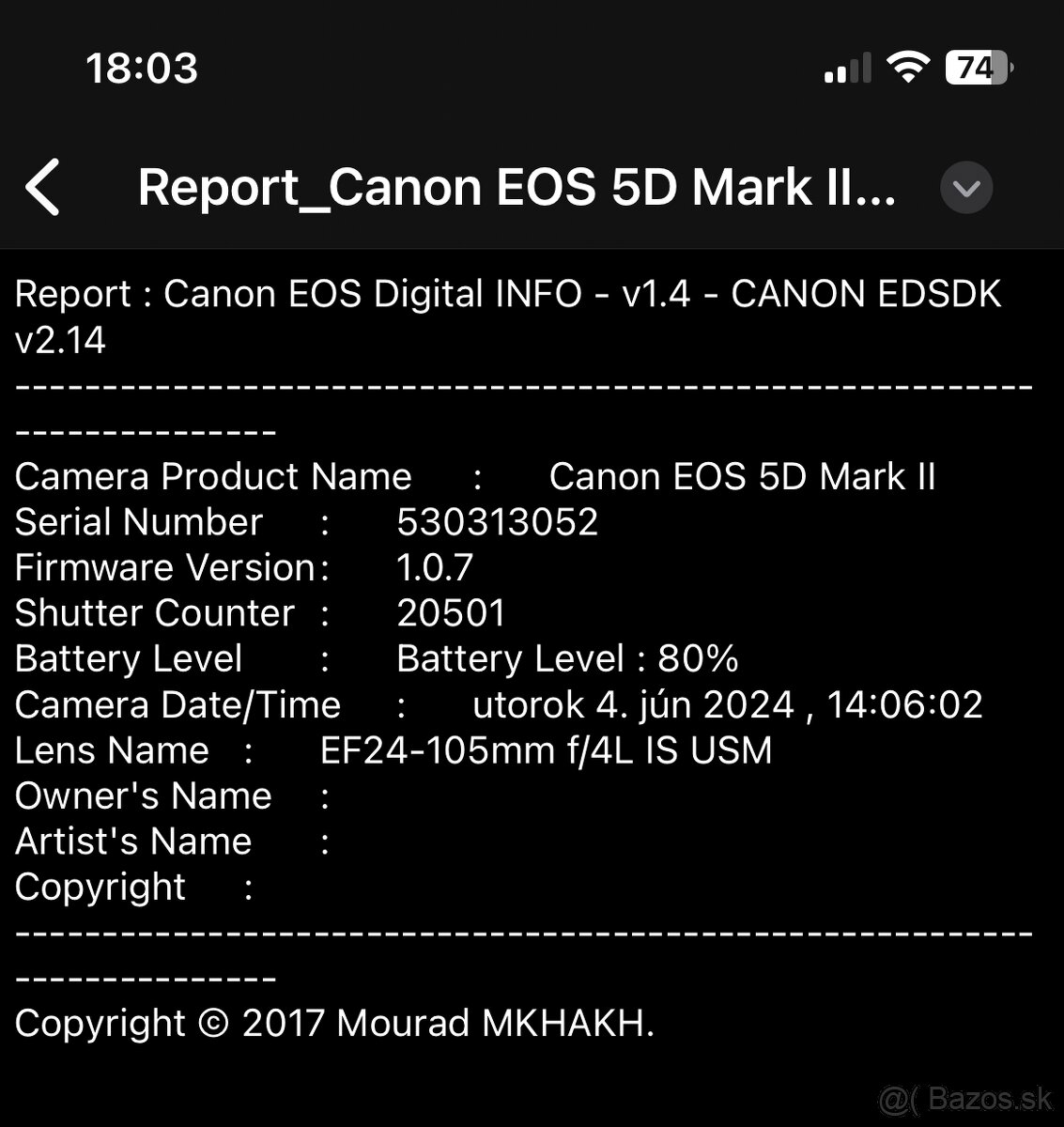 CANON 5D Mark II. - 5