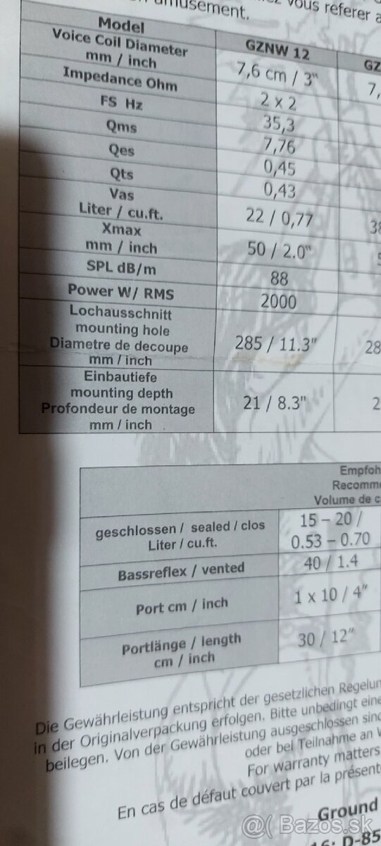 subwofer Ground zero GZNW12 2000w RMS - 5