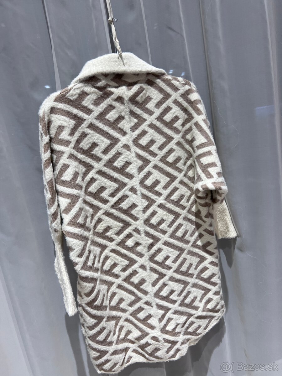 Prémiový oversize kabát – nový, UNI - 5