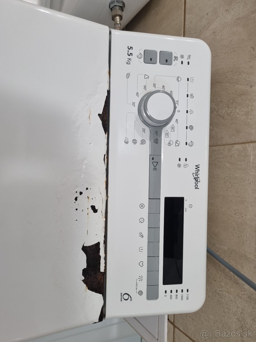 Zhora plnená práčka Whirlpool - 5