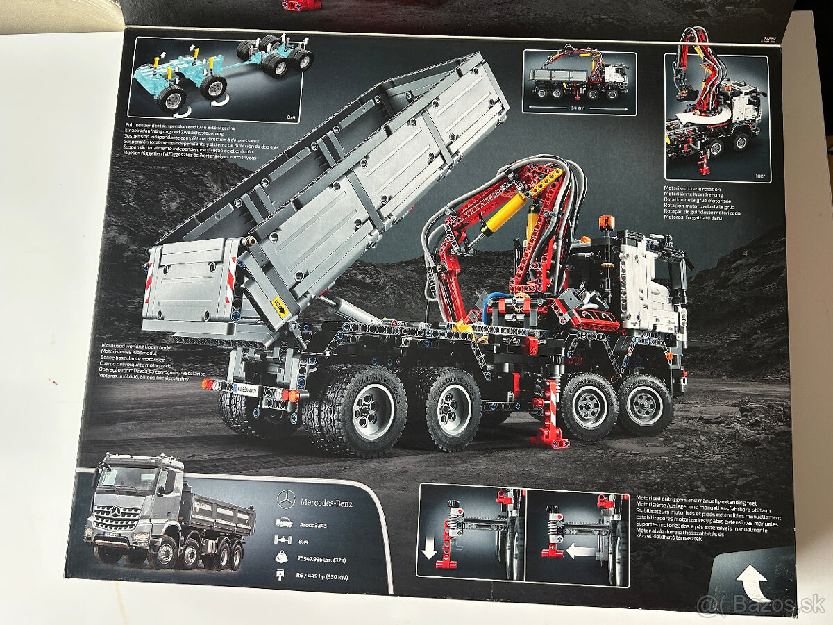 LEGO Technic 42043, model Mercedes-Benz Arocs 3245 - 5