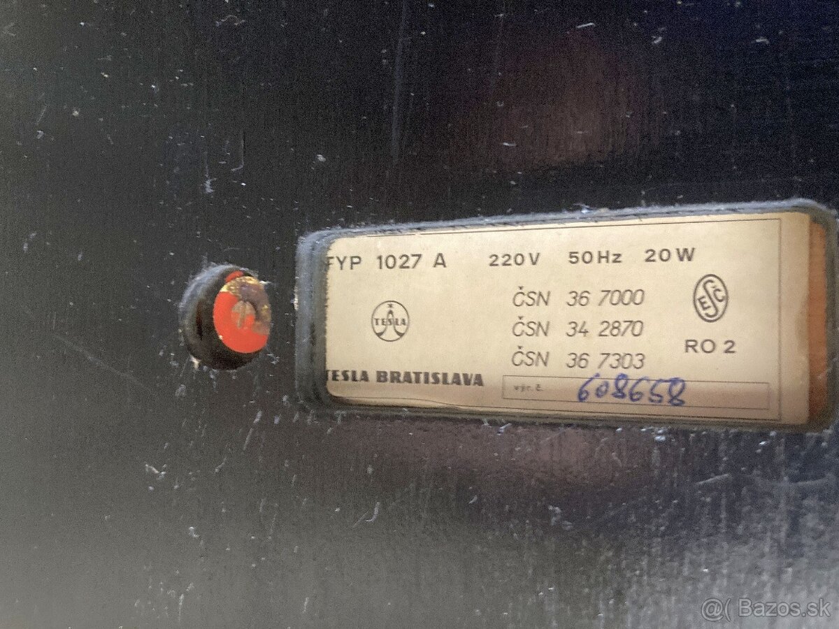 retro rádiogramafón TESLA - 5