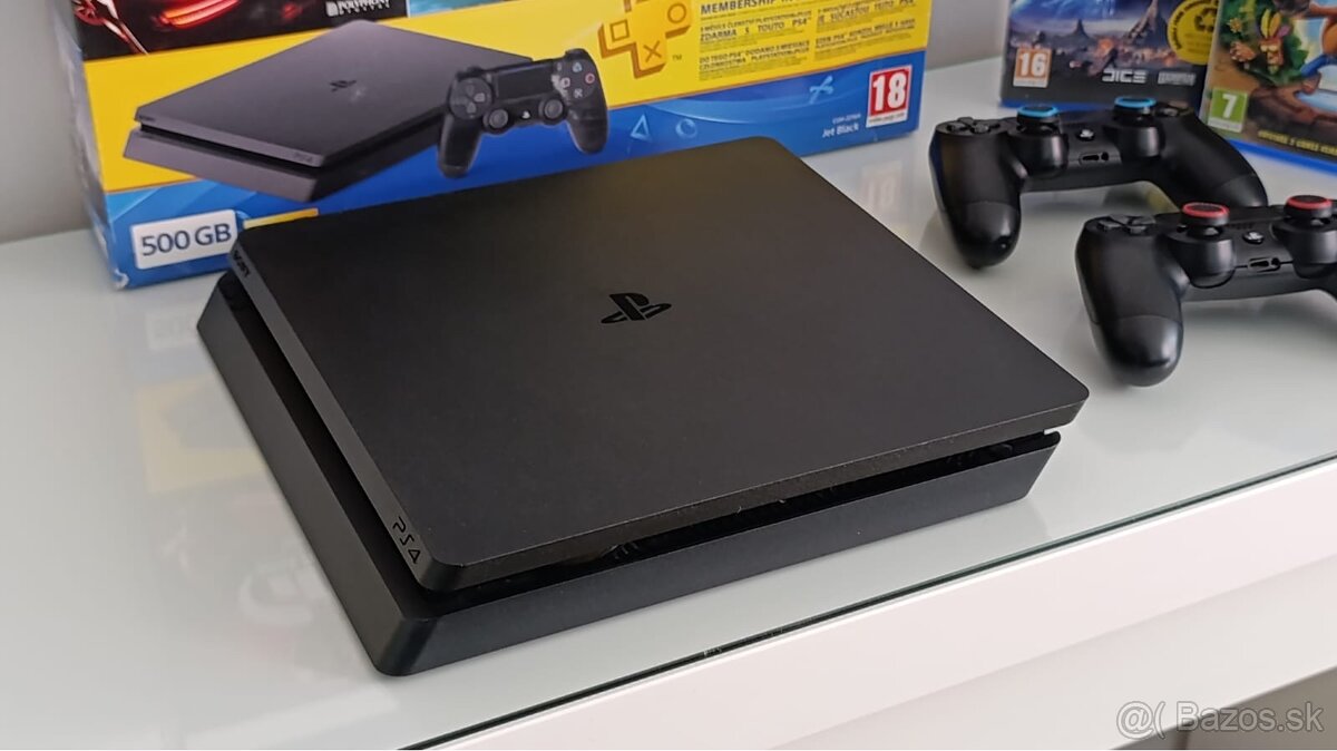PS4 Slim 500GB + 2x ovladac - 5